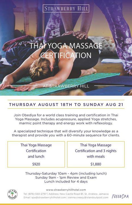 Thai Massage Certification