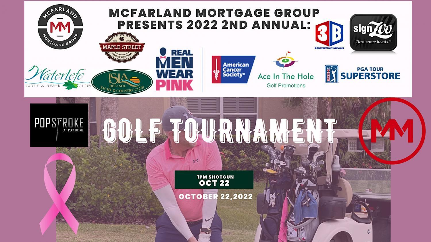2022 Real Men Wear Pink Golf Tournament
Sat Oct 22, 7:00 PM - Sat Oct 22, 7:00 PM
in 2 days