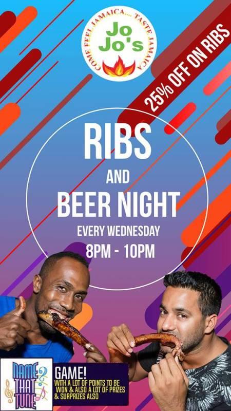 JoJo's Ribs & Beer Night