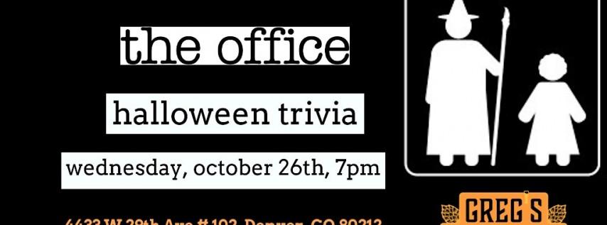 Halloween special The Office Trivia at Greg’s Kitchen & Taphouse