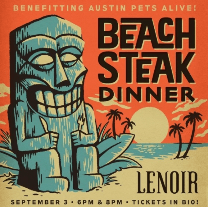 Backyard Beach-Steak Dinner