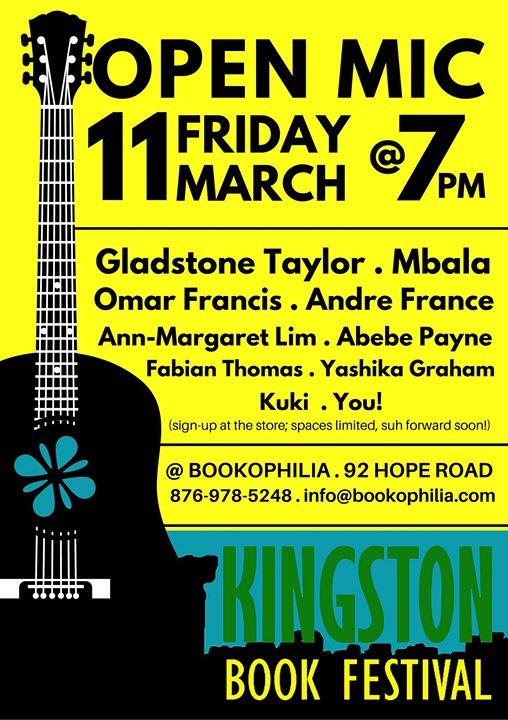 Open Mic March 11 at 7pm