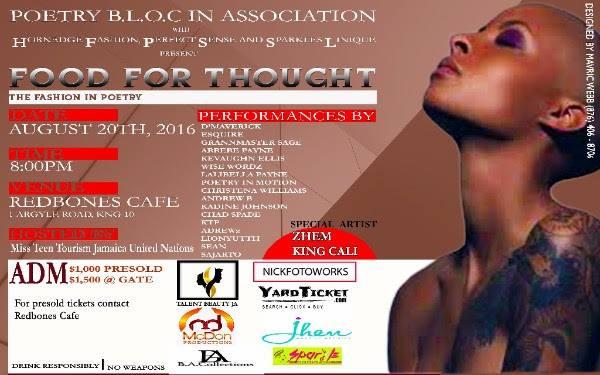 Poetry BLOC presents Food For Thought