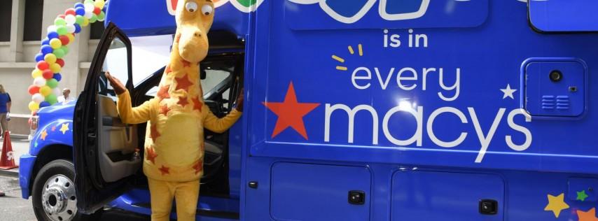 TOYS“R”US® BRINGS GEOFFREY’S TOUR ACROSS AMERICA TO MACY’S AT THE FLORIDA MALL I