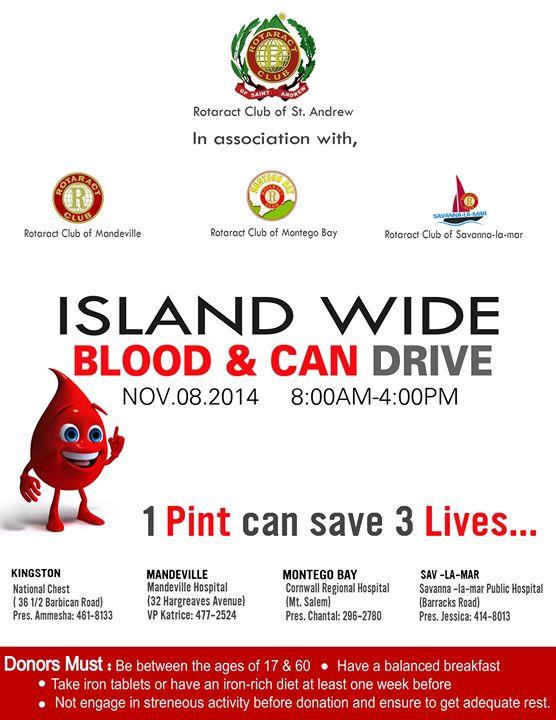 RCSA Island-wide Blood & Can Drive