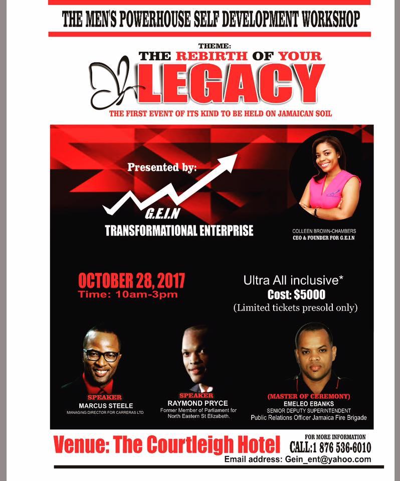 The Men's Powerhouse Self Development Workshop