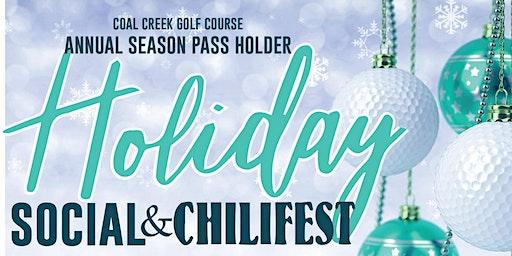 Season Pass Holder Holiday Social & Chili Fest at Coal Creek Golf Course