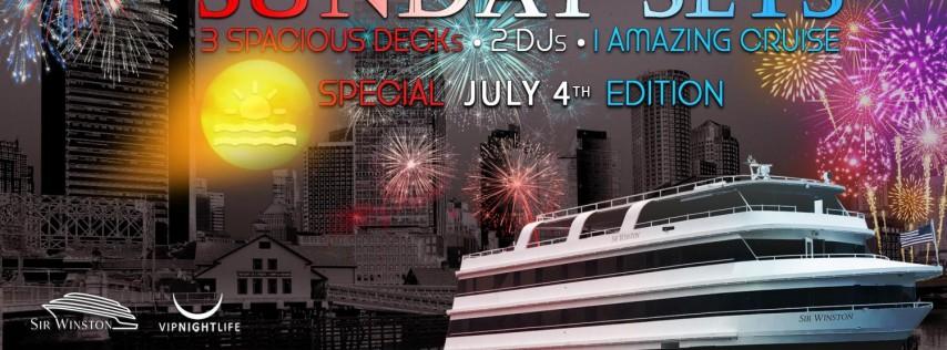 Pre July 4th Boston Fireworks Yacht Party | Special Sunday Sets