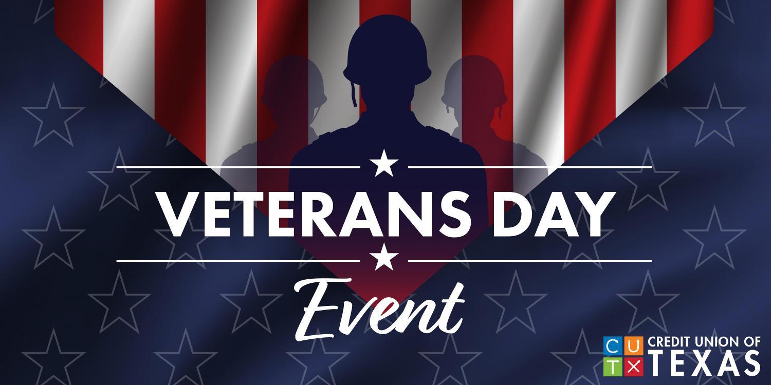Veterans Day Luncheon - Richardson Branch
Wed Nov 9, 12:00 PM - Wed Nov 9, 1:00 PM
in 5 days