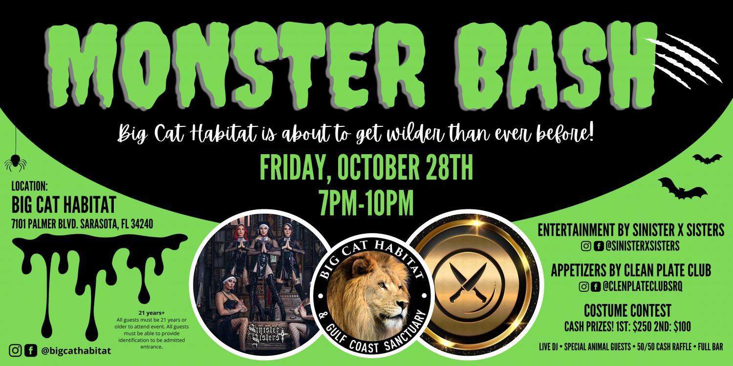 Monster Bash in Sarasota, FL
Fri Oct 28, 7:00 PM - Fri Oct 28, 10:00 PM
in 8 days