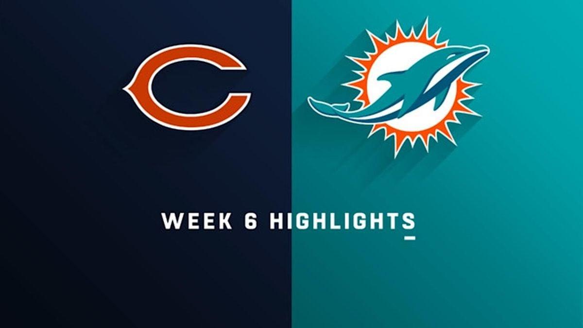 NFL: Miami Dolphins Vs Chicago Bears