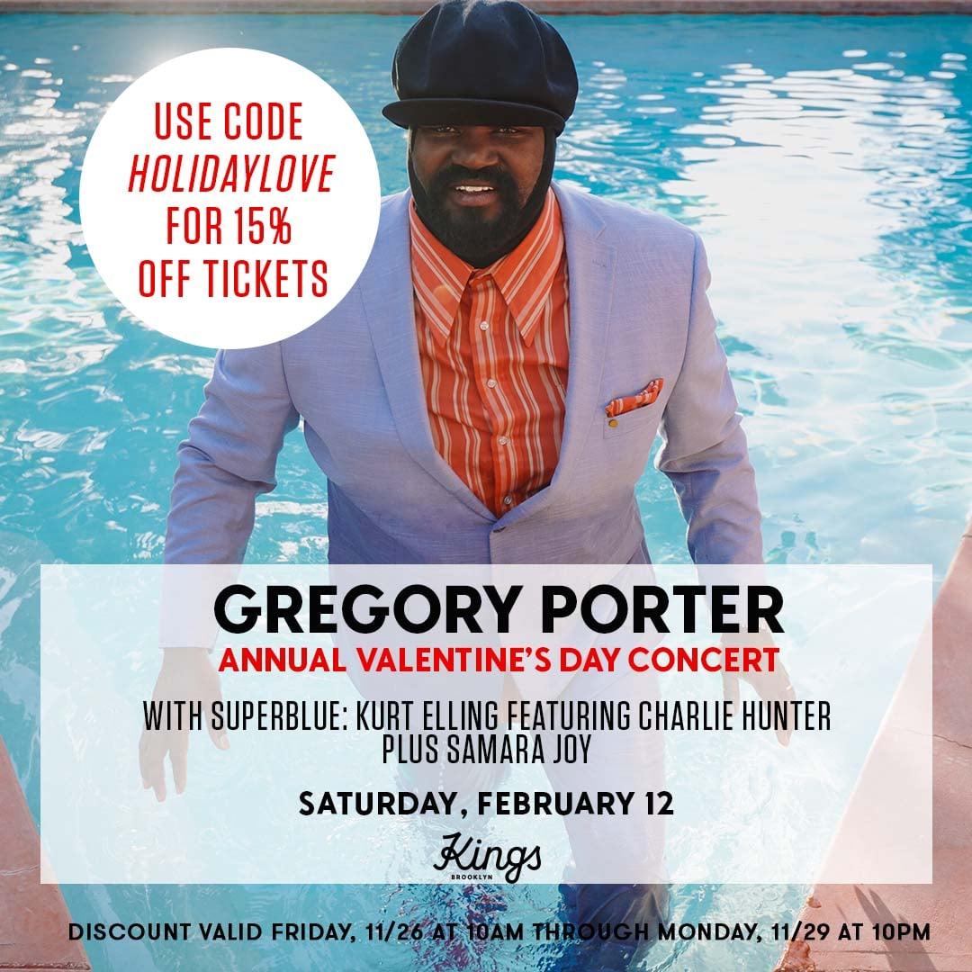 Gregory Porter’s Annual Valentine's Day Concert
