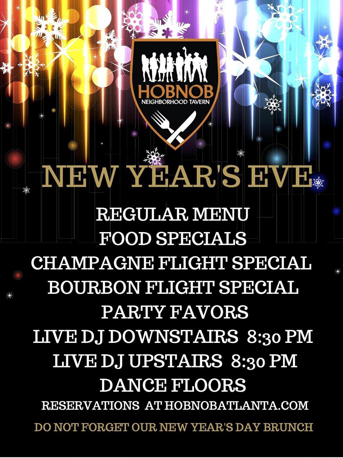 NEW YEAR'S EVE PARTY AT ATLANTIC STATION HOBNOB