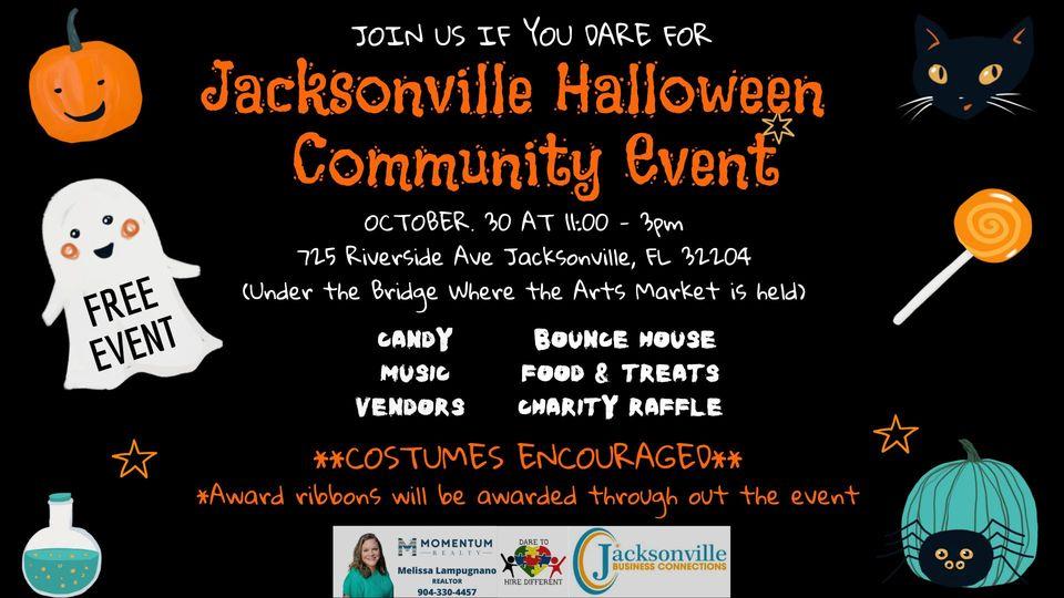 Jacksonville Halloween Community Event
Sun Oct 30, 11:00 AM - Sun Oct 30, 3:00 PM
in 10 days