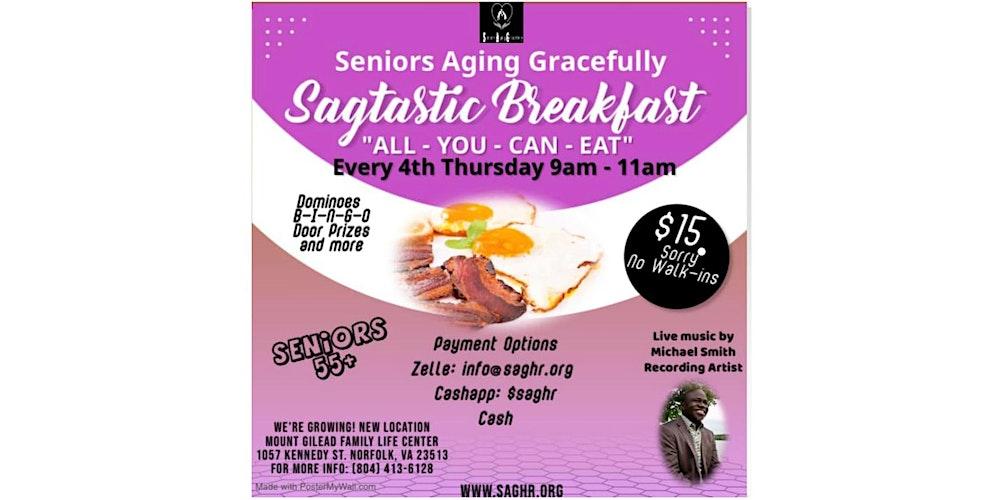 Seniors Aging Gracefully SAGTASTIC Breakfast