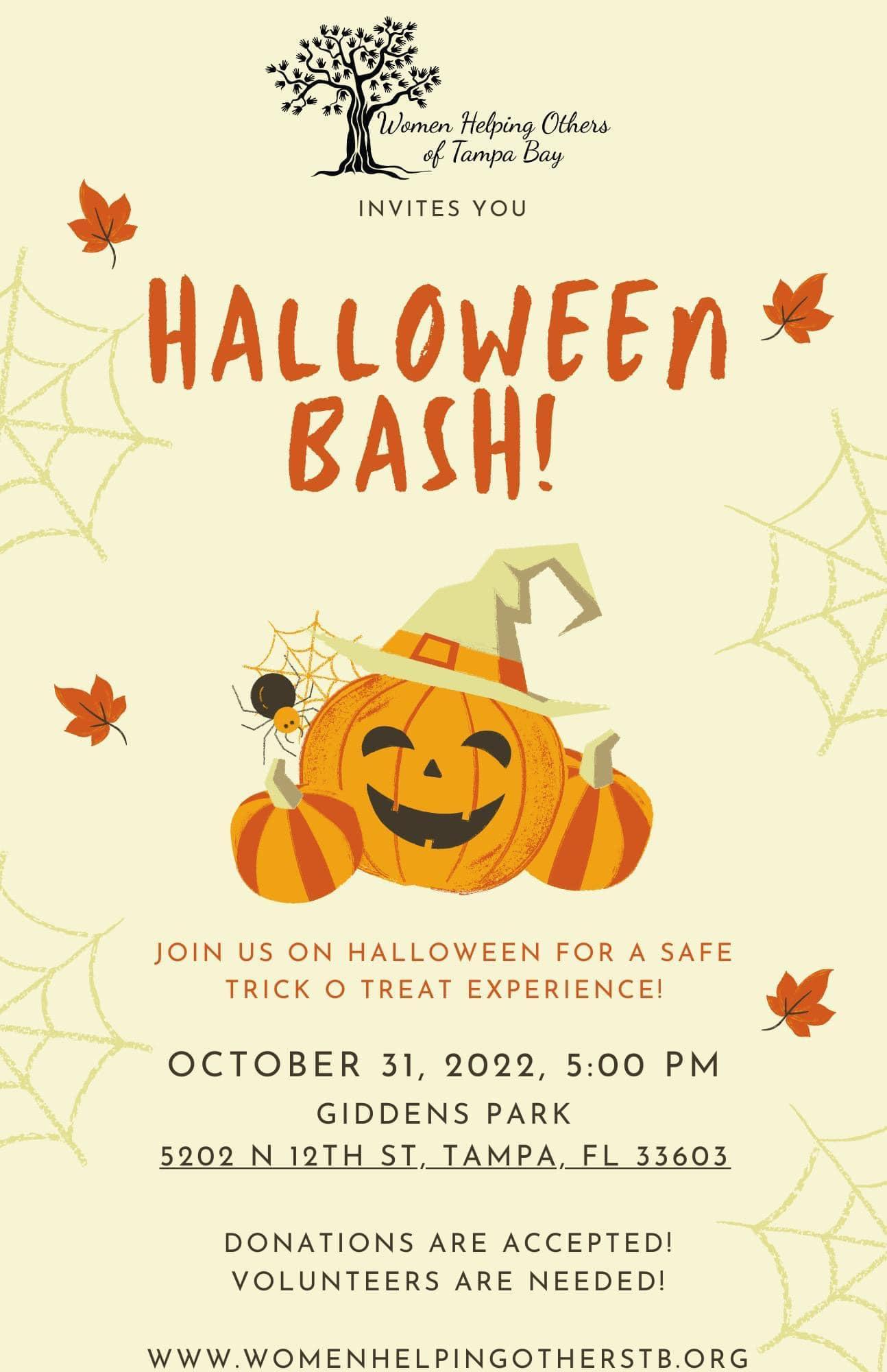 Halloween Bash at Giddens Park
Mon Oct 31, 3:00 PM - Mon Oct 31, 9:00 PM
in 13 days