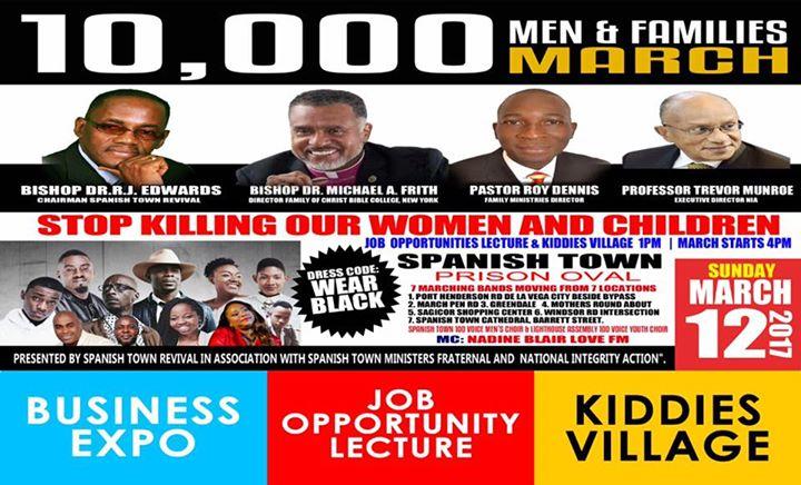 10,000 Men and their Families March