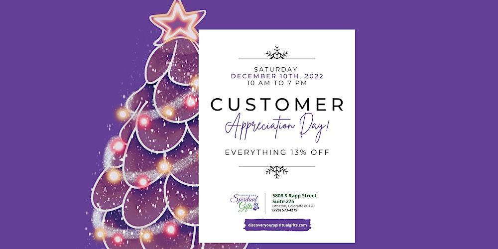 Customer Appreciation Day at Discover Your Spiritual Gifts
