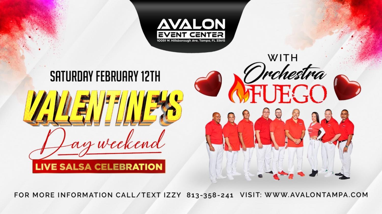Valentine's Day Weekend Live Salsa Celebration w/ Orchestra Fuego