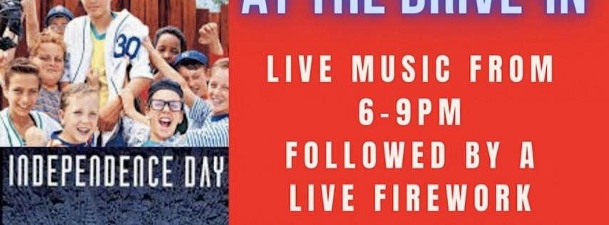 4th of July LIVE FIREWORKS SHOW, Live Music & A Movie!