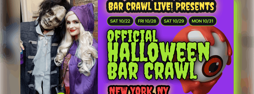Official Halloween Bar Crawl | New York, NY -Bar Crawl LIVE!
