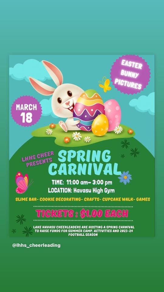 Spring Carnival and Easter Bunny Photos