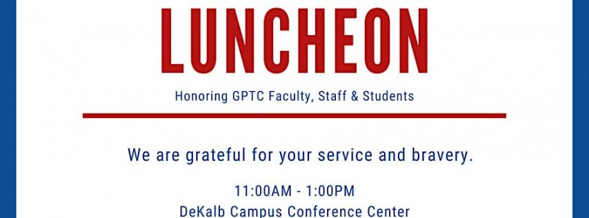 GPTC Veterans Day Luncheon - November 10, 2022