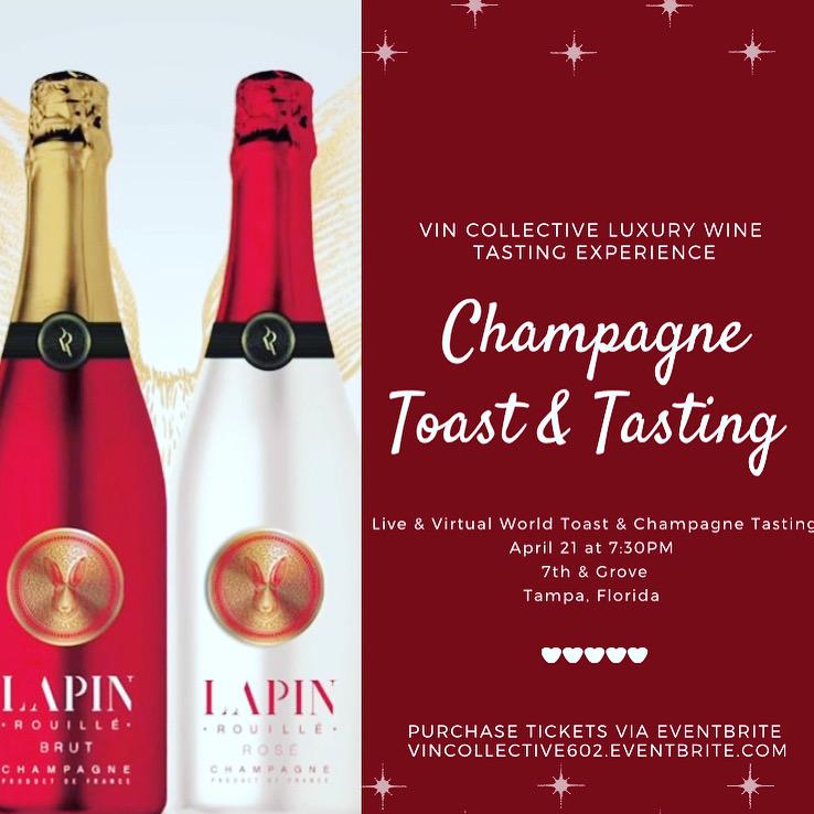 Vin Collective: World Premiere Lapin Rouillé Rose Limited Release Champagne Toas