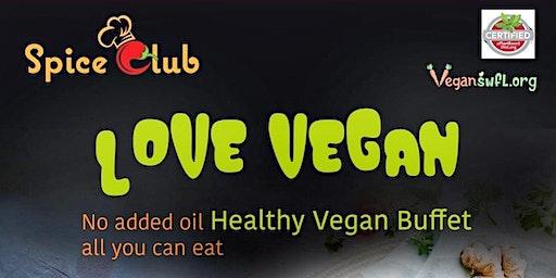 NO ADDED OIL Vegan Indian Buffet | ALL You CAN EAT :)