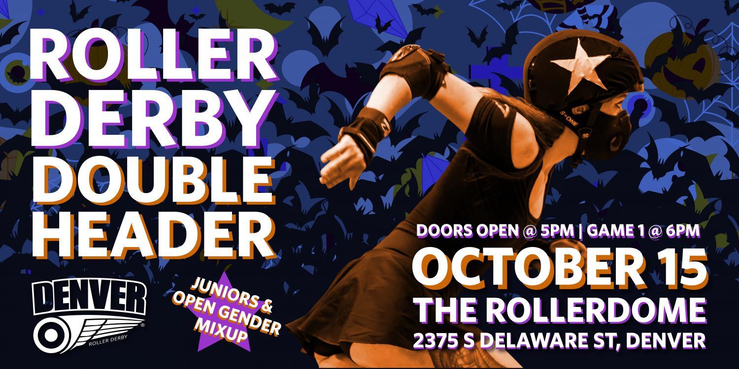 Roller Derby Halloween Doubleheader!
Sat Oct 15, 5:00 PM - Sat Oct 15, 10:30 PM