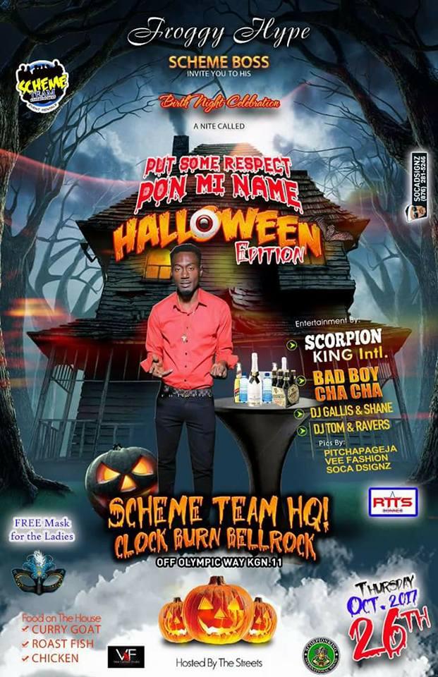 Put Some Respect Pon Mi Name : Halloween Edition