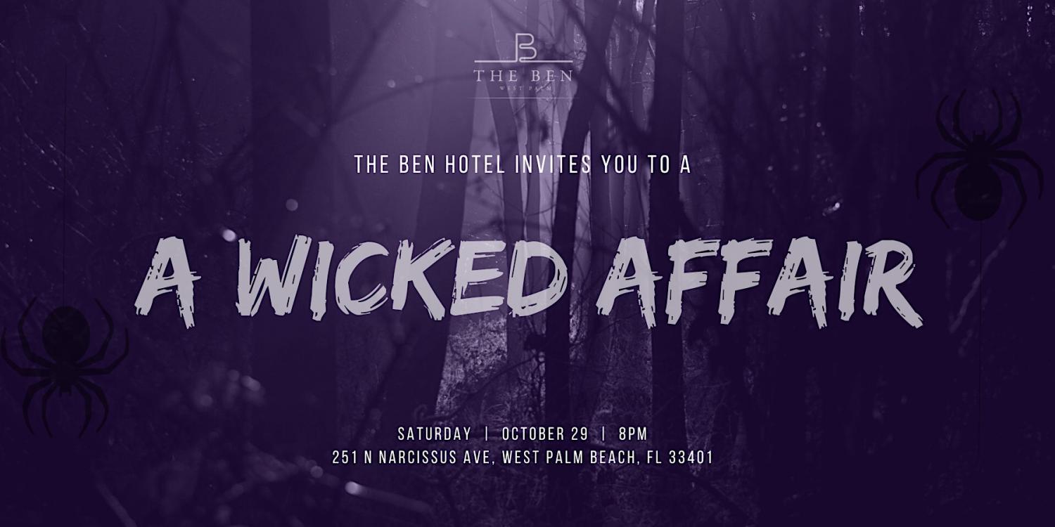 A Wicked Affair Halloween Ball
Sat Oct 29, 8:00 PM - Sat Oct 29, 11:59 PM
in 9 days