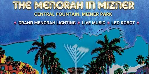 Grand Menorah Lighting in Mizner Park
