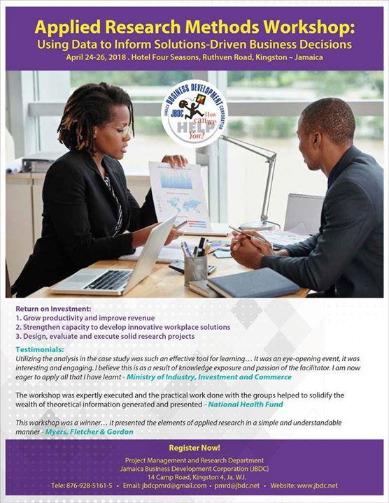 Applied Research Methods Workshop