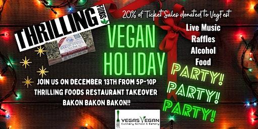 Vegan Holiday Party / Thrilling Foods Restaurant Takeover Event