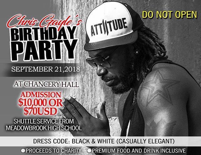 Chris Gayle Birthday Party