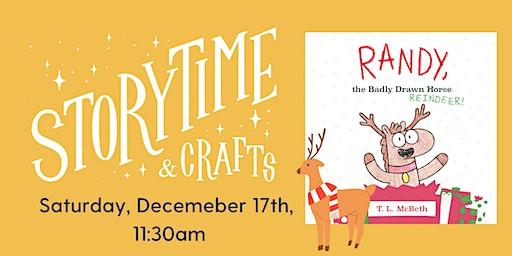 Storytime & Craft - Randy, the Badly Drawn Reindeer! T.L. McBeth