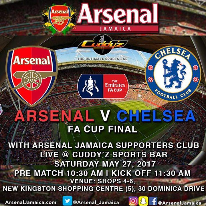 FA Cup Final Screening | Arsenal Jamaica Supporters Club