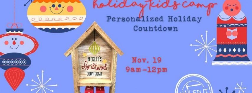 Kids Build It - Personalized Holiday Countdown