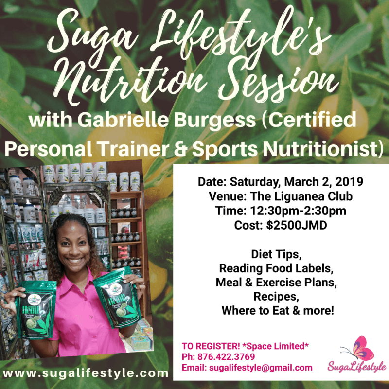 Suga Lifestyle's Nutrition Session