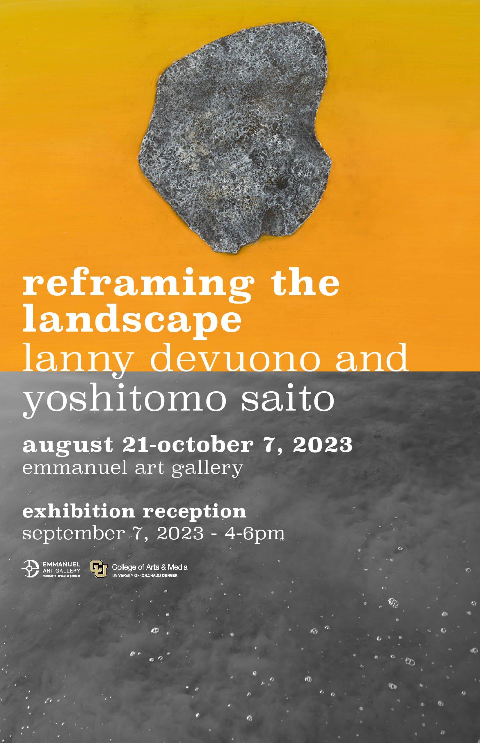 Reframing the Landscape Reception and Q&A