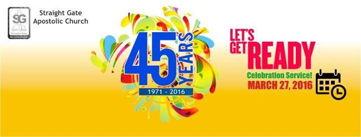 45th Anniversary Service