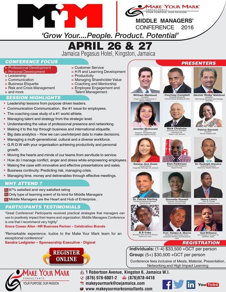 Middle Mangers Conference 2016