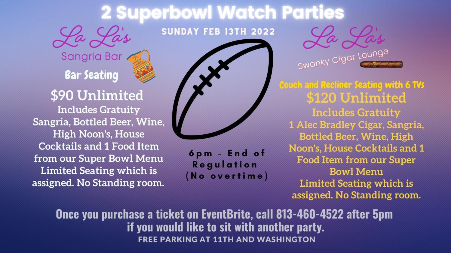 Super Bowl Watch Parties
