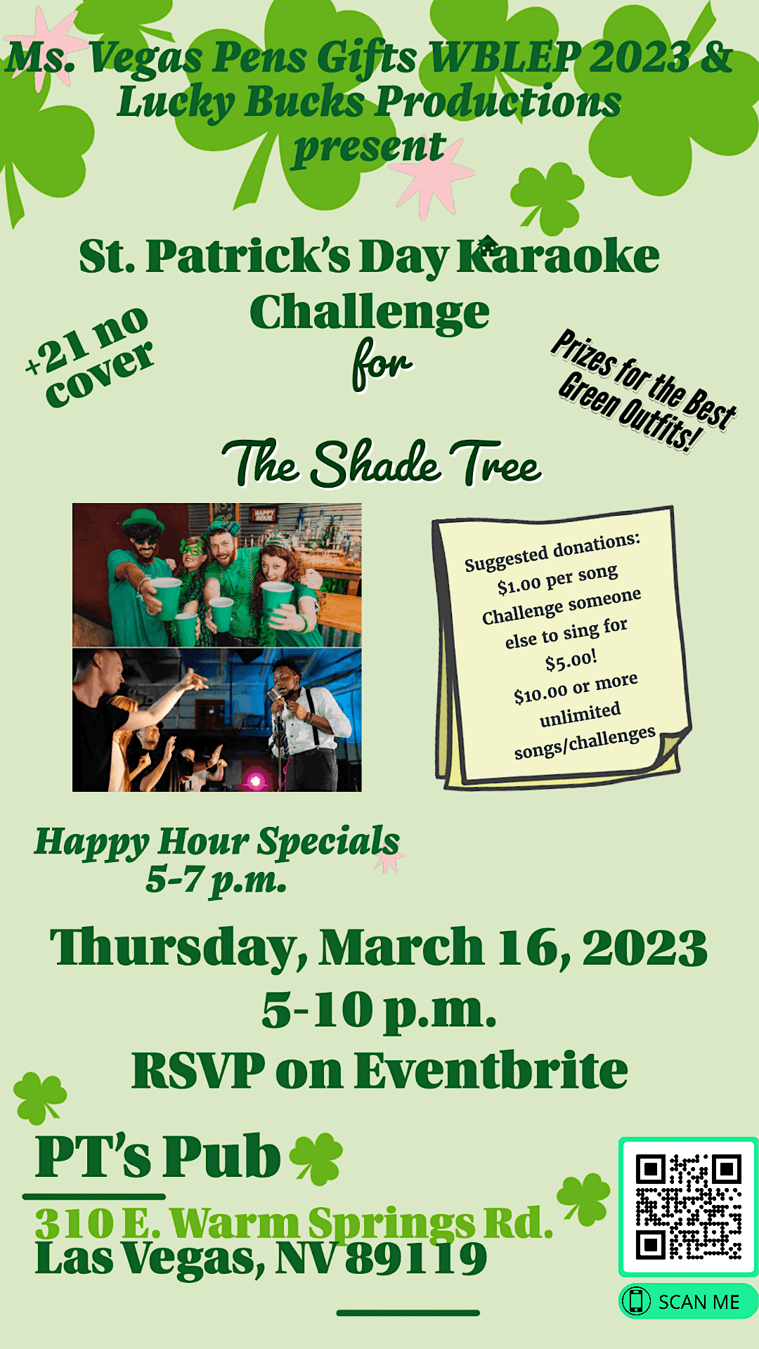 St. Patrick's Day Karaoke Challenge for The Shade Tree