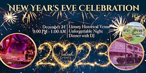 New  Year's Eve Dinner & Party in a Luxurious Ballroom at Hialeah Park