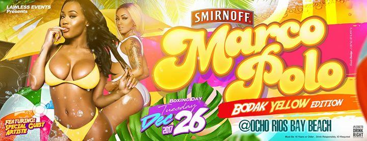 Smirnoff Marco Polo Bodak Yellow Bikini