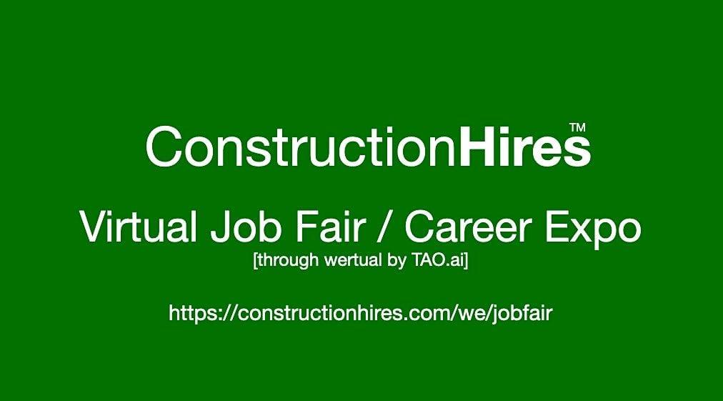 #ConstructionHires Virtual Job Fair / Career Expo Event #Lakeland