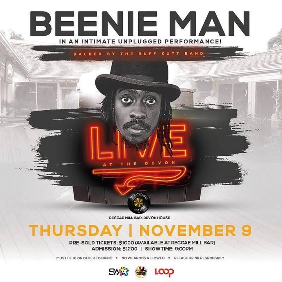 Beenie Man Live at Devon HOuse