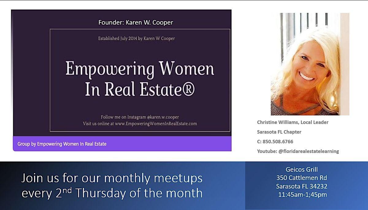 Empowering Women in Real Estate Monthly Meetup-Sarasota area